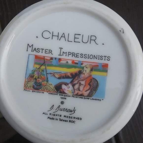 Chaleur Master Impressionists French Coffee Press J Burrows  Vincent Van Gogh - Picture 10 of 16
